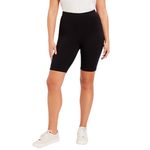 June + Vie By Roaman's Women's Plus Size Classic Bike Shorts : Target
