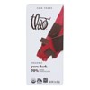 Theo Chocolate Organic Pure Dark 70% Dark Chocolate Bar - Case of 12/3 oz - 2 of 4