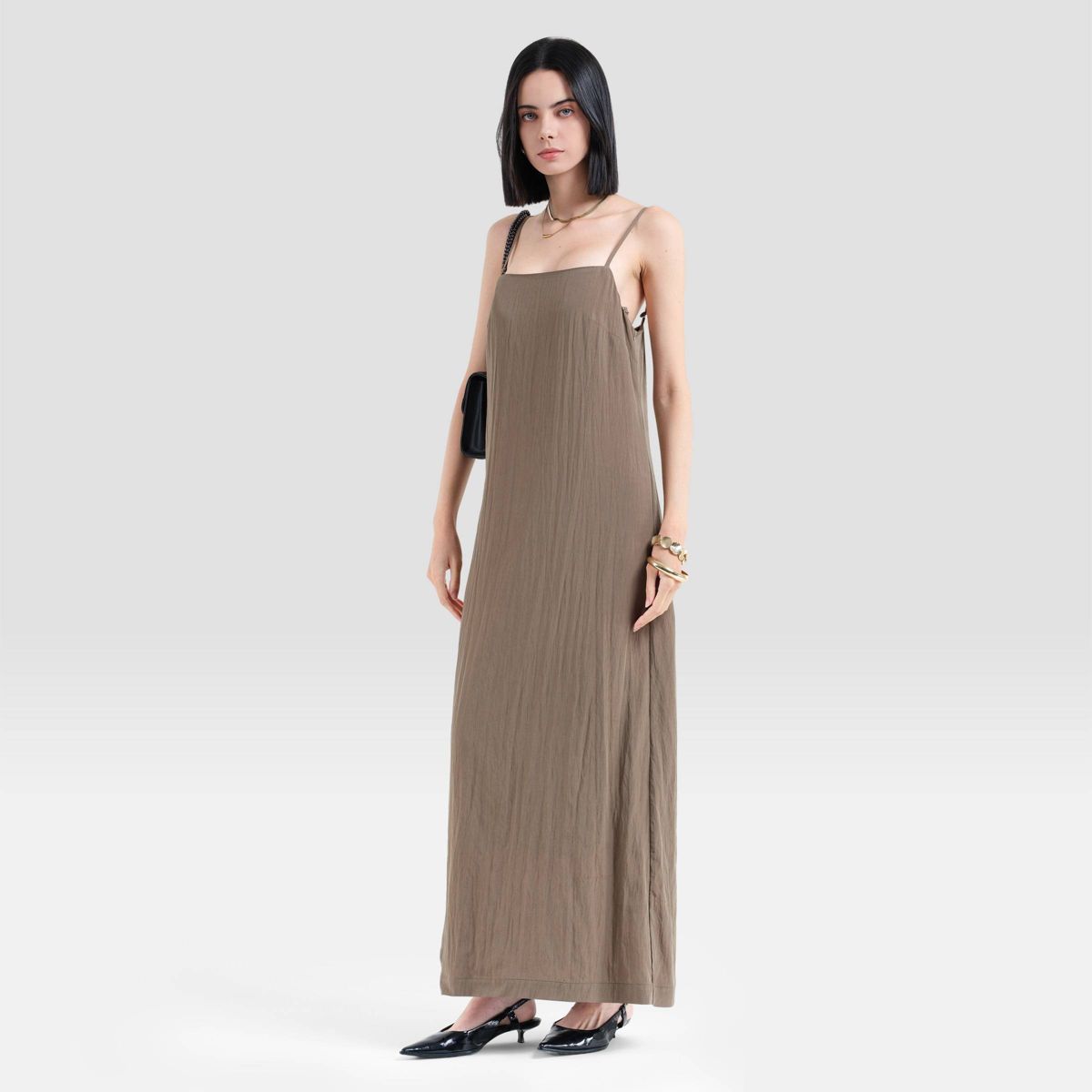 Women's Flowy Resort Maxi Slip Dress - A New Day™ - thumbnail 8