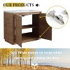 LOVSON 40'' Freestanding Bathroom Vanity with White Ceramic Sink & 2-Soft-Close Door, KD-Packing, Plywood - 2 of 4