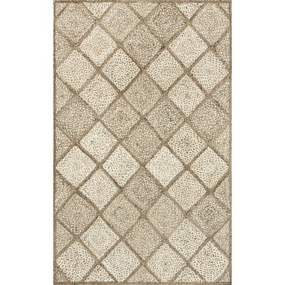 Nuloom Meja Moroccan Lattice Jute Indoor Area Rug