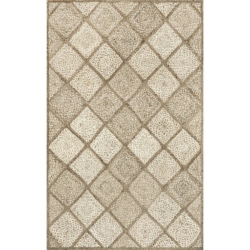 Nuloom Meja Moroccan Lattice Jute Indoor Area Rug - image 1 of 4