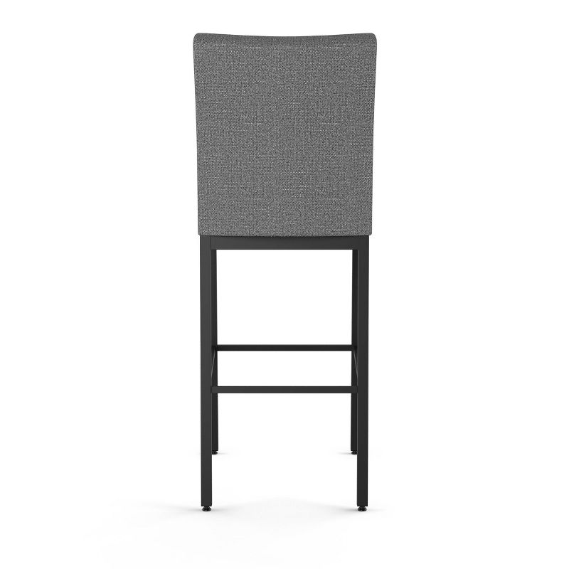 Amisco Perry Upholstered Barstool Gray/Black, 5 of 8