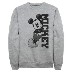 Men's Mickey & Friends Retro Leaning Sweatshirt - 1 of 4