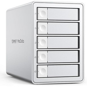 ORICO Daisy-Chain 5 Bay Hard Drive Enclosure USB 3.2 Gen 2 Aluminum Das Enclosure Support 22TB and Expansion Max Up - 1 of 1