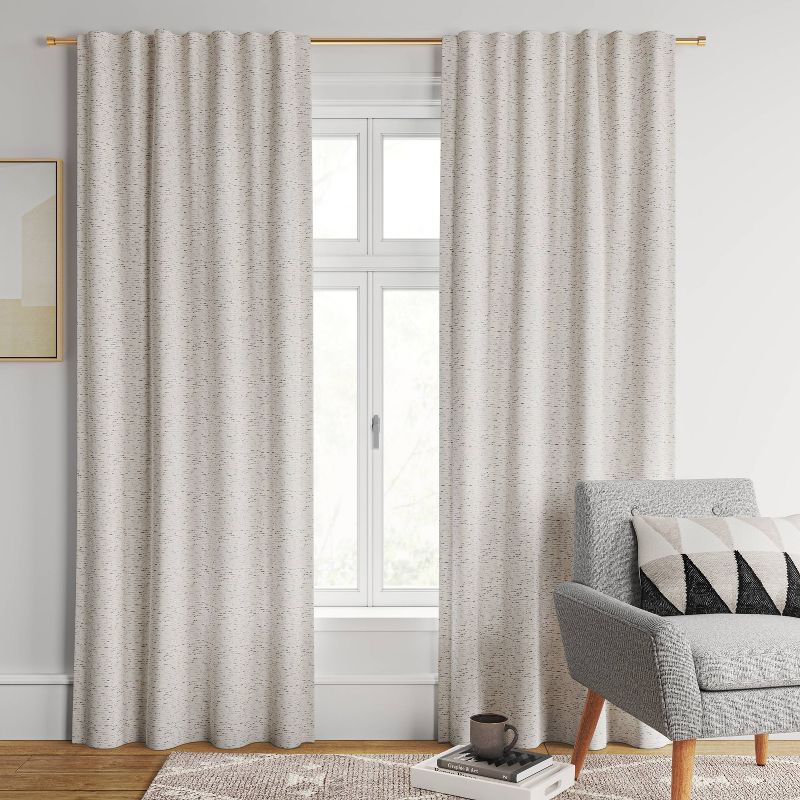 1pc Blackout Doral Window Curtain Panel Cream - Project 62™, 3 of 9