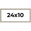 PosterPalooza | Panoramic Classic Modern Silver Frame - UV Acrylic, Foam Board Backing, Hanging Hardware - 2 of 4