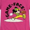 Girls' - Disney - Game Face Baseball Fitted Short Sleeve Graphic T-Shirt - image 2 of 4