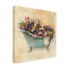Trademark Fine Art -Carol Rowan 'Bathtub Bouquet I' Canvas Art - 4 of 4