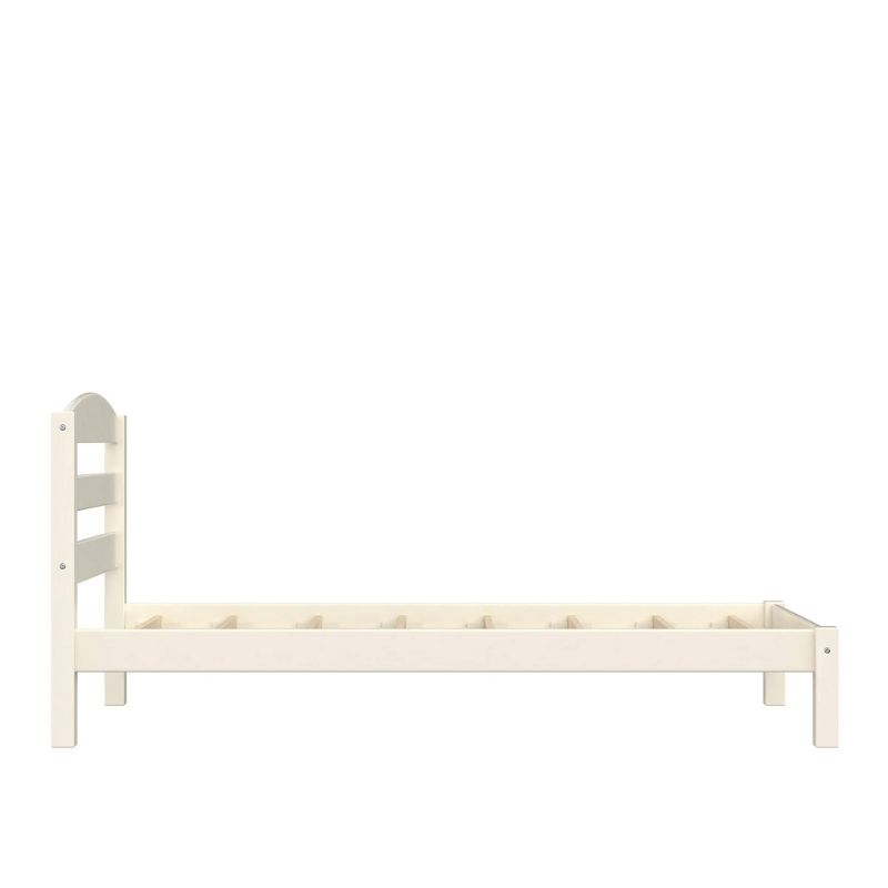 Twin Braylon Bed Frame with Signature Sleep Tranquility 6&#34; Innerspring Mattress White - Dorel Home Products, 3 of 12