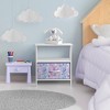 Sorbus 1 Drawers Nightstand with Shelf - Steel Frame, Wood Top & Easy Pull Fabric Bins - Perfect for Home, Bedroom, Office & College Dorm - 2 of 4