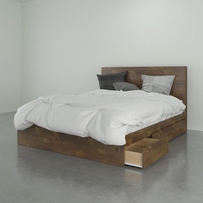 queen platform bed target