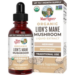 MaryRuth's Lion's Mane Drops, Org, 1 oz - 1 of 4