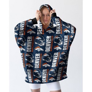 NFL Denver Broncos Adult Wearable Blanket - 1 of 2