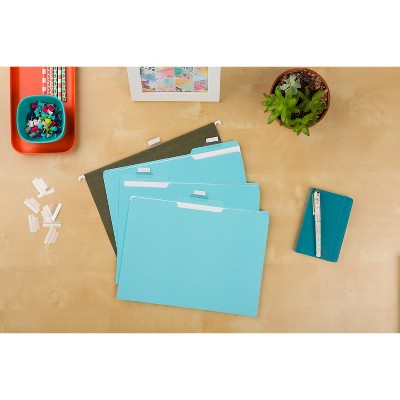 Avery Clear Self-Adhesive Index Tabs with Printable Inserts, 1 Inch, Pack of 25