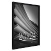 Americanflat 20x24 Poster Frame in Black with Polished Plexiglass - Thin Border 20 X 24 Inch Large Picture Frame for Wall - 2 of 4