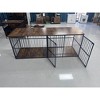 Dog Crate Furniture, Large Dog Kennel Indoor with 2 Adjustable Bowls, Heavy Duty Dog Crate for Large Dogs - 2 of 3