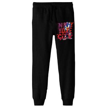 Kirby In The Stars Character And Logo Men's Black Graphic Sleep Pants-large  : Target