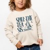 The Juniper Shop Spill The Tea Sis Boat Toddler Sweatshirt - 3 of 4