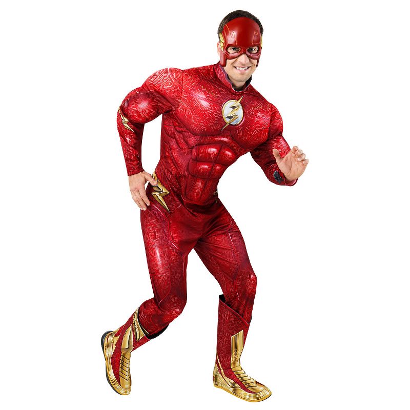 DC Comics The Flash Deluxe Men's Costume, 1 of 3