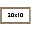 PosterPalooza | Panoramic Deco Silver Picture Frame - UV Acrylic, Foam Board Backing, Hanging Hardware - 2 of 4