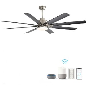 BestParts 66" Large Ceiling Fan with Dimmable LED & Smart Remote Control - 1 of 4