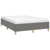 vidaXL Bed Frame Dark Gray 53.9 in.x74.8 in. Full Fabric - 3 of 4
