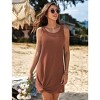AI'MAGE Women's Swimsuit Coverup Sleeveless Waffle Knit Bathing Suit Cover Ups Twisted Tank Beach Dress S-3XL - 2 of 3