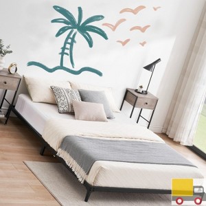 Jojoka Bed Frame, Heavy Duty Metal Platform with Steel Slats, Noise-Free, Under Bed Storage, No Box Spring Needed, Easy Assembly - 1 of 4