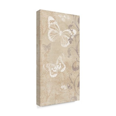 Trademark Fine Art -June Erica Vess 'Butterfly Forest Ii' Canvas Art