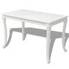 vidaXL Dining Table 45.7 inches x26 inches x30 inches  High Gloss White - 2 of 4