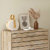 Hitow Woodgrain Tipping Shoe Cabinet Openwork Lines Design - 4 of 4