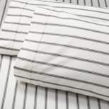 2pk Cotton Percale Tick Stripe Pillowcase Set - Hearth & Hand™ with Magnolia