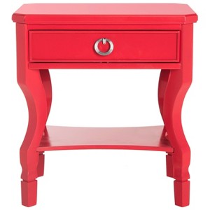 Alaia Side Table - Red - Safavieh
