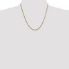 Black Bow Jewelry 1.5mm 10k Yellow Gold Solid Franco Chain Necklace - 2 of 4
