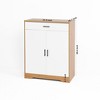 NicBex 4-Tier Shoe Cabinet with Drawer,Freestanding Wooden Shoe Organizer with Adjustable Shelves,Shoe Rack for Entryway,Living Room,Hallway - 3 of 4