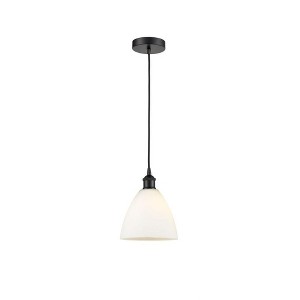 Edison Dome - 1 Light Cord Hung Mini Pendant In Industrial Style-10.25 Inches Tall and 7.5 Inches Wide - 1 of 1