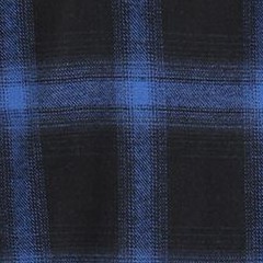 1132 - black / blue plaid