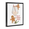 Stupell Industries Full Of Holiday Spirits Floating Frame Canvas Art - 2 of 4