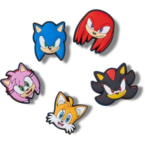 Crocs Jibbitz Kids Sonic The Hedgehog Video Game Shoe Charms 5pk Target