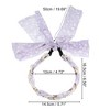 Unique Bargains Women's Satin Cross Knotted Fabric Headband 6.50"x5.71" 1 Pc - 3 of 4