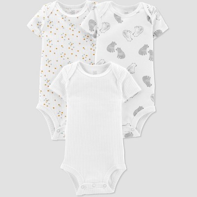 Baby 3pk Bodysuit - Just One You® made by carter's Beige Preemie