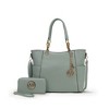 MKF Collection Virginia Vegan Leather Women's Tote Bag by Mia K with Wallet -2 pieces