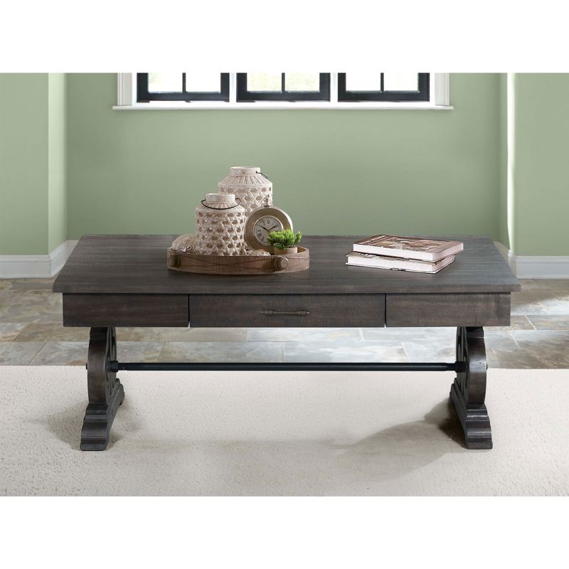 Stanford Coffee Table Dark Ash - Picket House Furnishings, 3 of 8