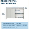 55-Inch Modern Fluted Buffet Cabinet with Spacious Storage and Doors, Large Wood Farmhouse Kitchen Sideboard, Coffee Bar Cabinet for Dining Room - 2 of 4