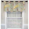 RLF Home 4" Top Tab High Quality Fabric Long Tail Tab Valance for Windows 50" x 16" Sky - 2 of 4