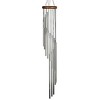 Woodstock Wind Chimes For Outside, Garden Décor, Outdoor & Patio Décor, Habitats Rainfall, Silver Wind Chimes - image 3 of 4