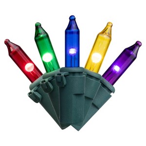 Celebrations LED T5 Multicolored 105 CT String Christmas Lights 26 FT - 1 of 1