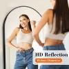 Beautyolove 64"x21" Arched Full Length Mirror Floor Mirrors,Black - 3 of 4