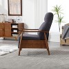 NicBex Modern Accent Chair Armchair Lounge Chair with Wood Frame Comfy Chair for Living Room, Bedroom, Office - 4 of 4